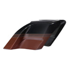Stretched Side Fairings for Harley Road Glide (2015–2023) - Auburn Sunglo Black Hole Rich Bourbon