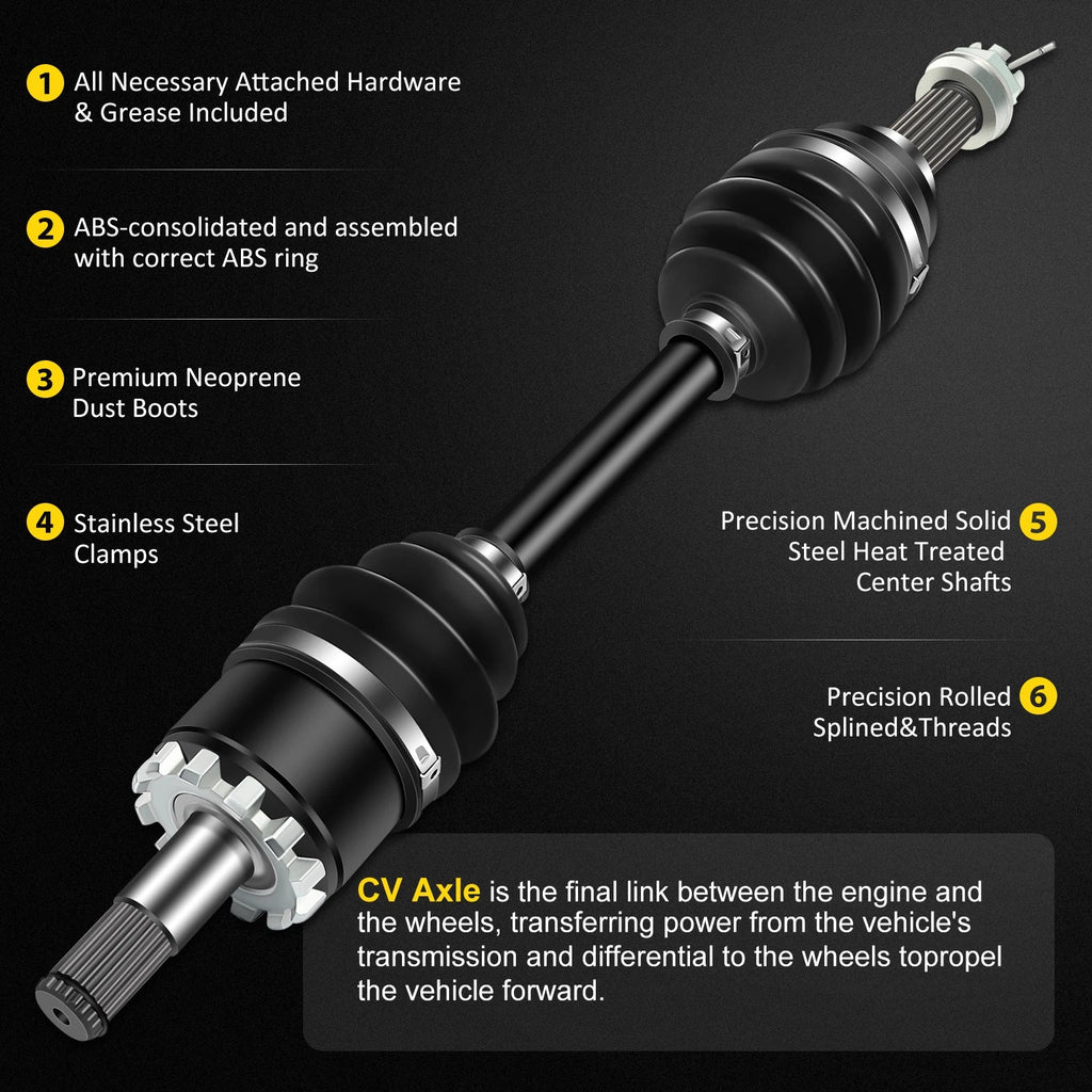 CV Axle for Kawasaki Prairie 360 650 700 (2002–2013)