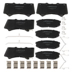 Set of 4 Ceramic Brake Pads for Lexus LX570 (2008–2021) P-1303 P-1304