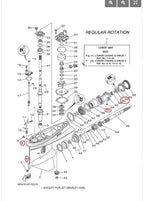 Seal Kit for Yamaha 115HP 130HP (93101-30M17, 90430-08003)