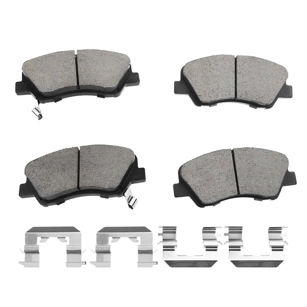Front Disc Brake Rotors & Pads for Hyundai Accent, Kia Rio (2012–2017)