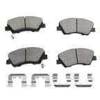 Front Disc Brake Rotors & Pads for Hyundai Accent, Kia Rio (2012–2017)
