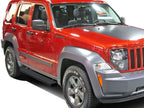 Running Boards for Jeep Liberty (2008-2013) - 5 Inch Matte Black