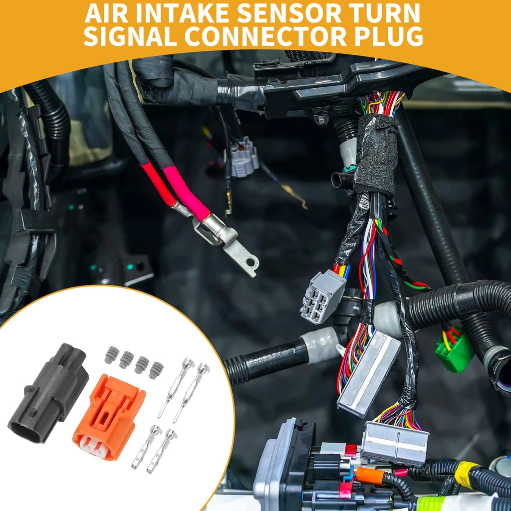 2 Pin Air Intake Sensor Turn Signal Connector Plug for Honda K20 (2000–2009)