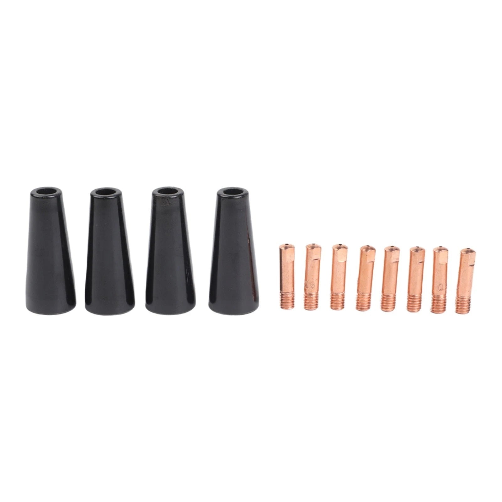 12PCS Gasless Flux Core Nozzle Tips for MIG Welding 0.6-1.2mm 14AK