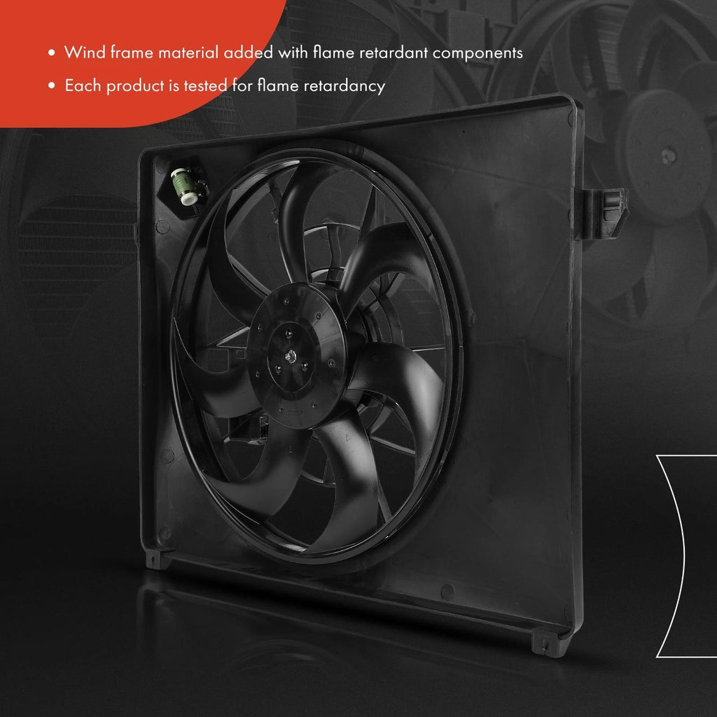 Cooling Fan Assembly with Shroud for Kia Rondo (2007-2012)