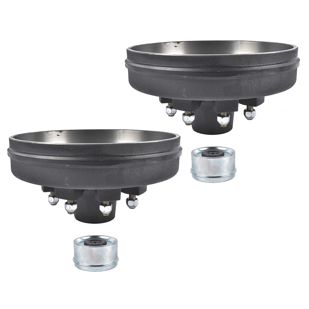 Trailer Brake Drum 12" x 2" 8 on 6.5 Bolt Circle for 7000 Lbs Axle