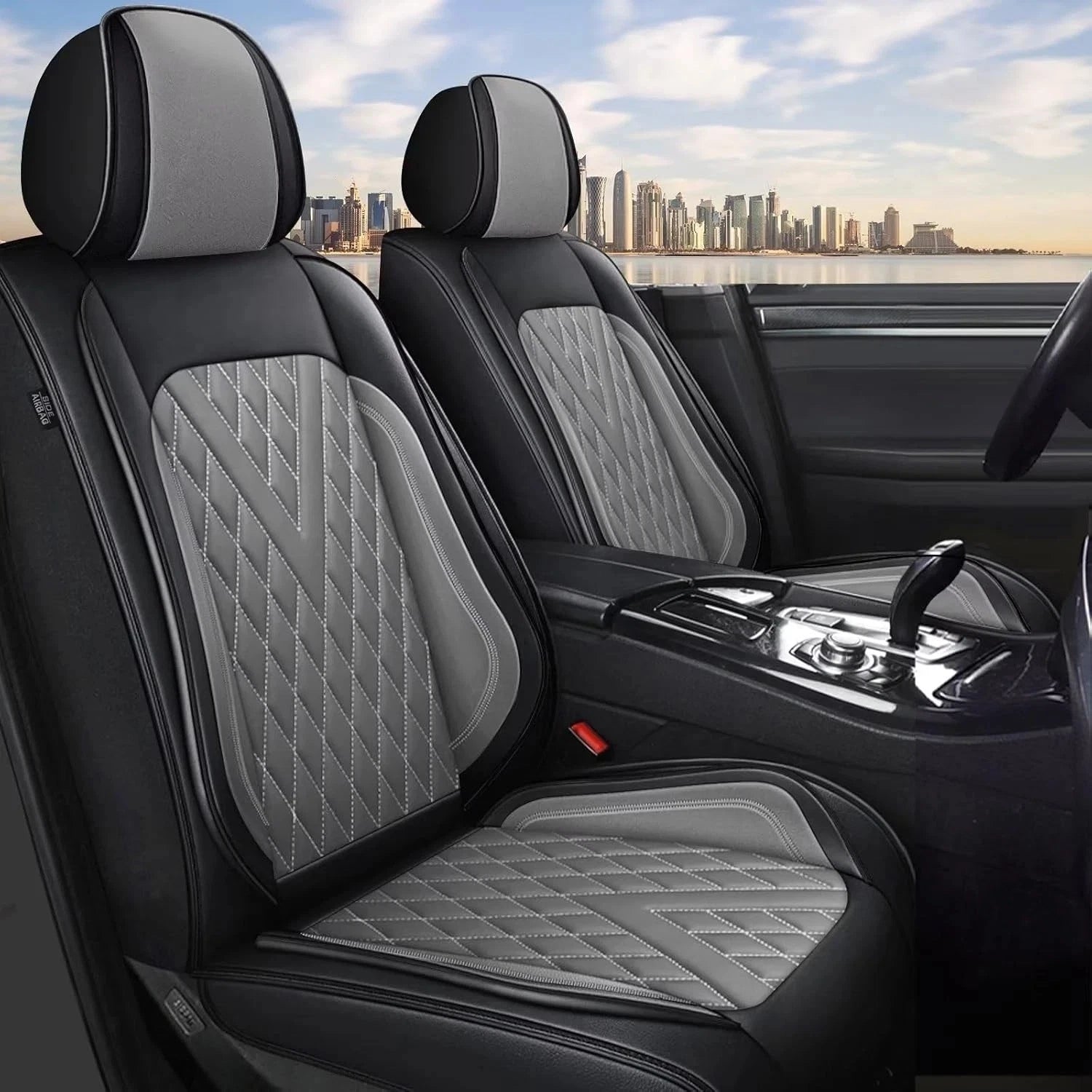 Set of 5 Faux Leather Waterproof Seat Covers for Toyota RAV4 (2013–2026)