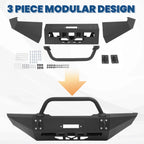 Steel Front Bumper Assembly with Bull Bar for Dodge Ram 1500 (1994–2001)