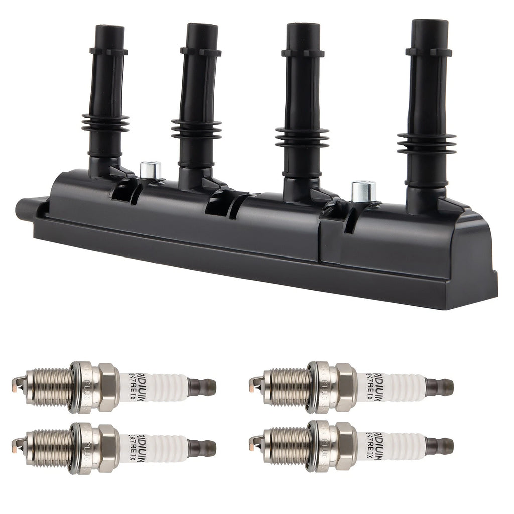 Ignition Coil & 4 Spark Plugs for Buick Chevrolet Encore (2013–2022) UF669