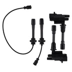 2 Ignition Coil & Wire for 2001-2003 Mazda Protege/Protege5 2.0L