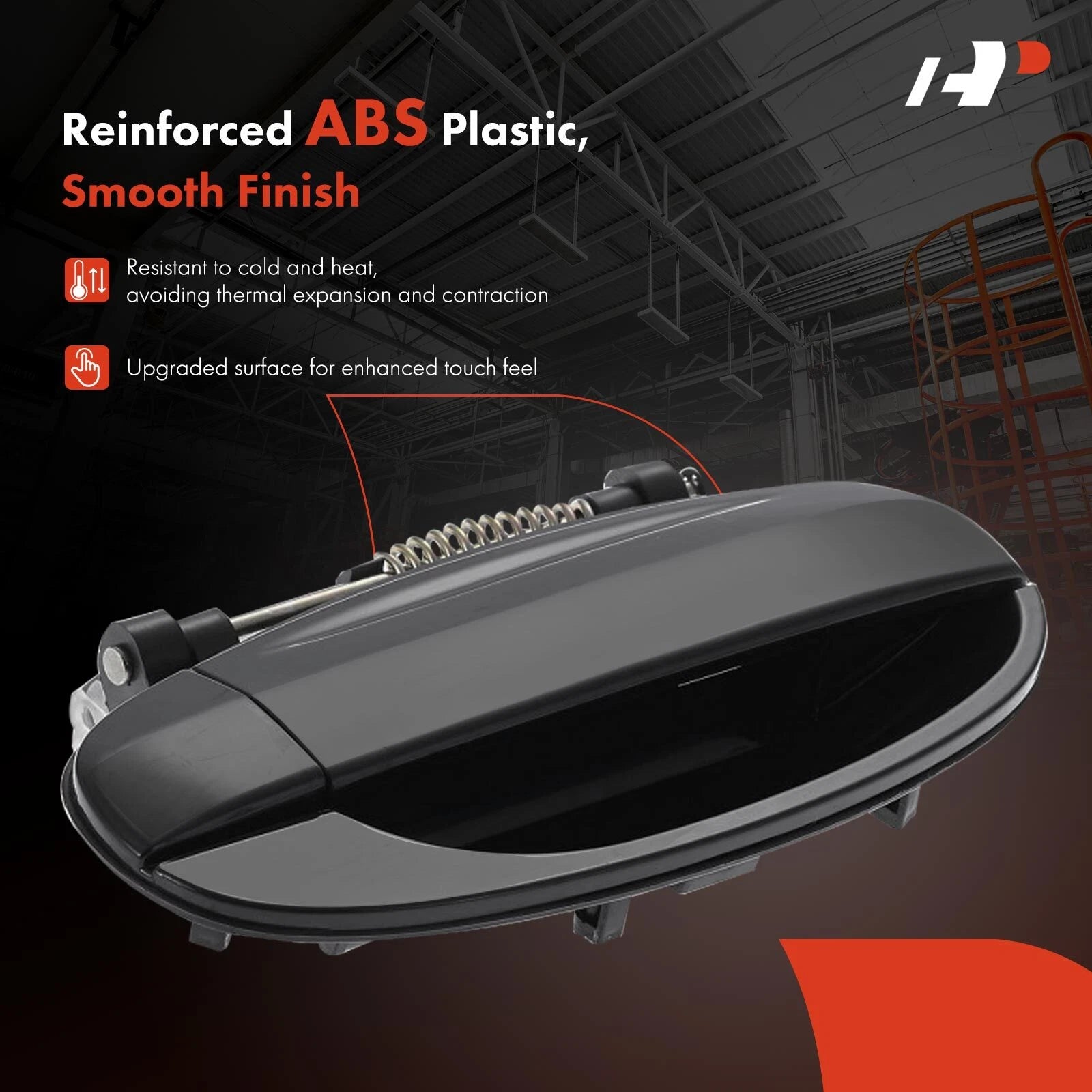 Rear Passenger Exterior Door Handle for Chevrolet Aveo (2004–2006)