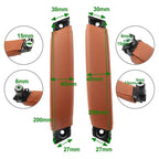 Door Leather Pull Handle Left Right for Land Rover Discovery (2015-2019) Pair