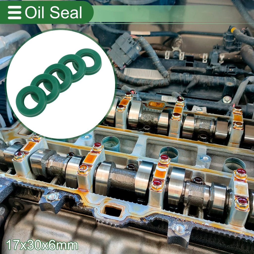 Set of 5 Oil Seal Ring 17x30x6mm for Rotary Shaft (High Pressure)