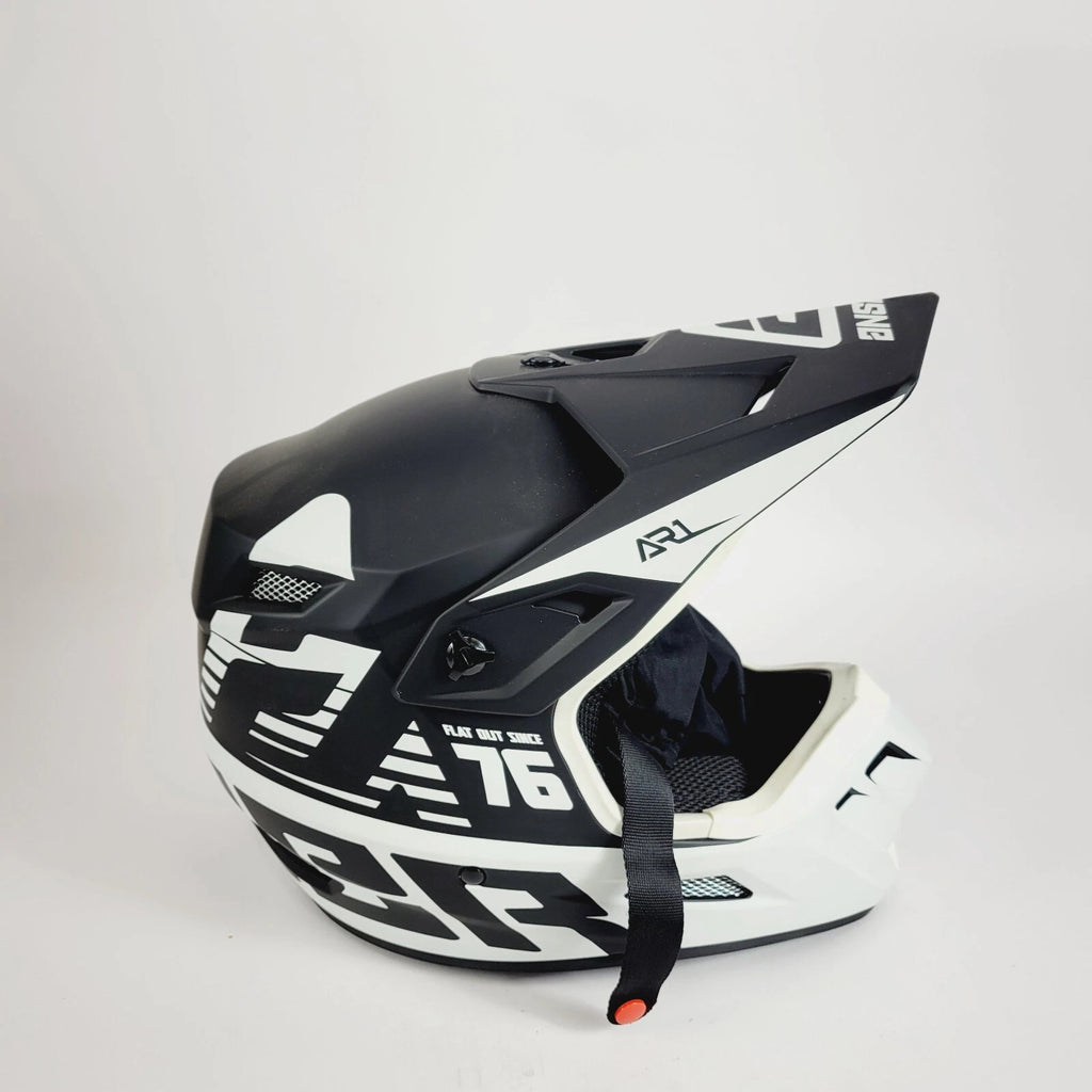 Answer Racing AR1 Biker Motorcycle Helmet SM Matte White (4903070)