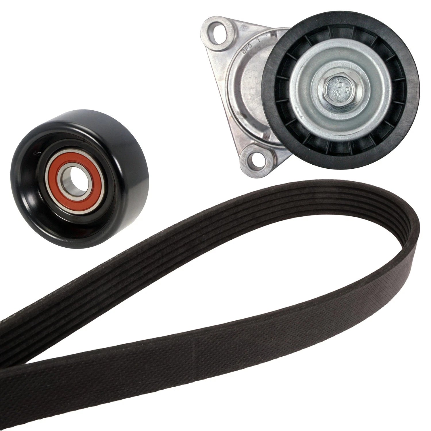 Drive Belt Idler Pulley Tensioner Kit for Mazda 6 i 2.3L (2003–2005)
