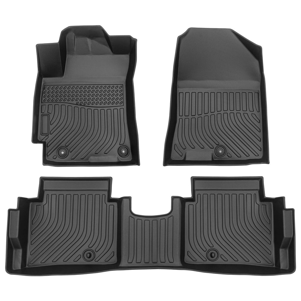 Set of 4 TPE Rubber All Weather Floor Mats for Hyundai Elantra (2017–2020)