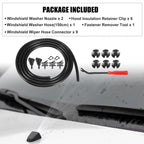 21 x Front Windshield Washer Nozzles for Dodge Avenger (2008-2011)