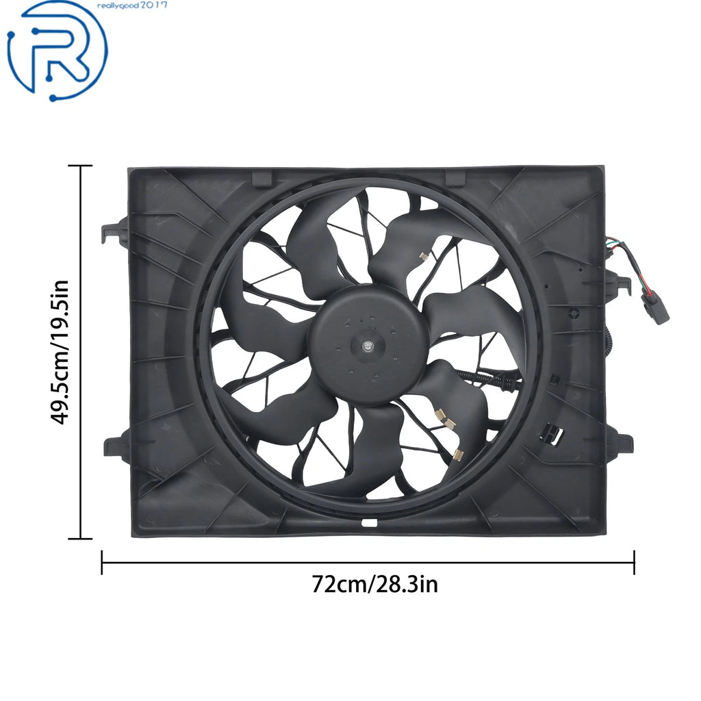 Radiator Cooling Fan Assembly with Module for Kia Optima (2016–2020) 621-572
