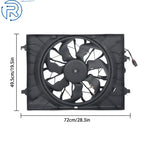 Radiator Cooling Fan Assembly with Module for Kia Optima (2016–2020) 621-572