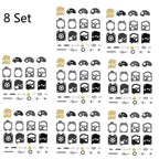 Set of 8 Carburetor Diaphragm Rebuild Kit for Walbro WA WT Series K10-WAT