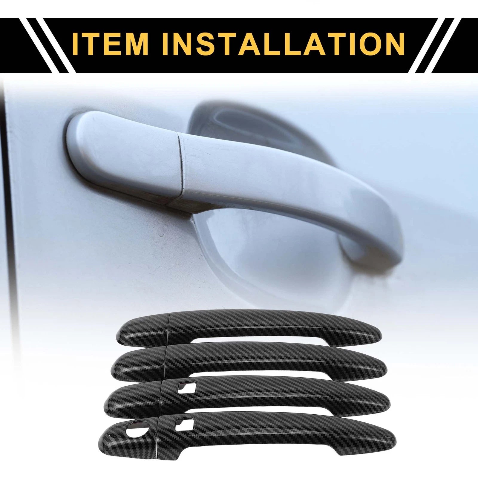 Set of 4 Exterior Door Handle Covers for Toyota 4Runner (2003–2010)