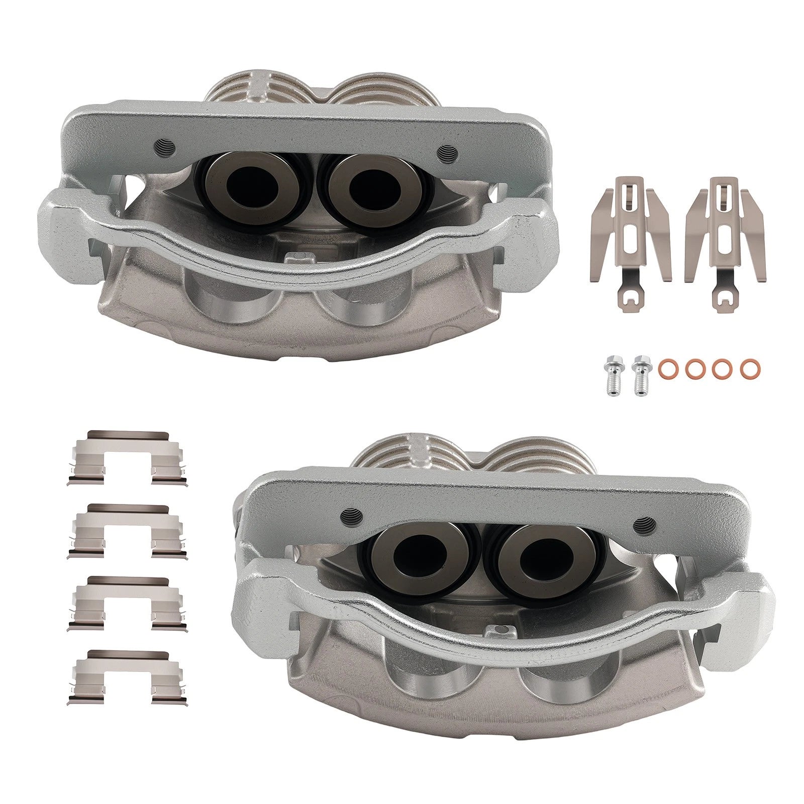 Front Disc Brake Calipers w/ Bracket for Ford Mustang (2003–2004) 18-B4838