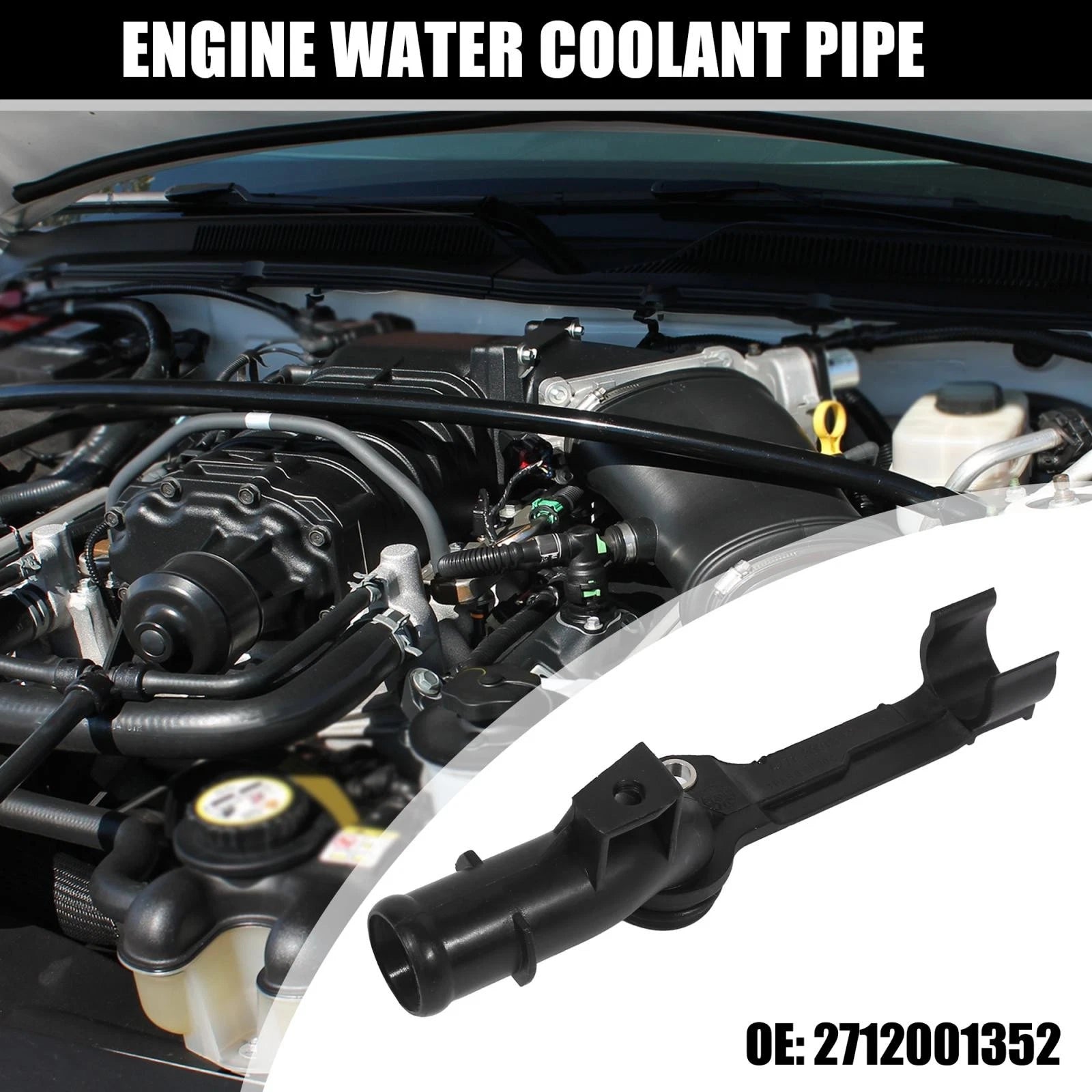 Engine Water Coolant Pipe 2712001352 for Mercedes-Benz C230 (2003–2005)