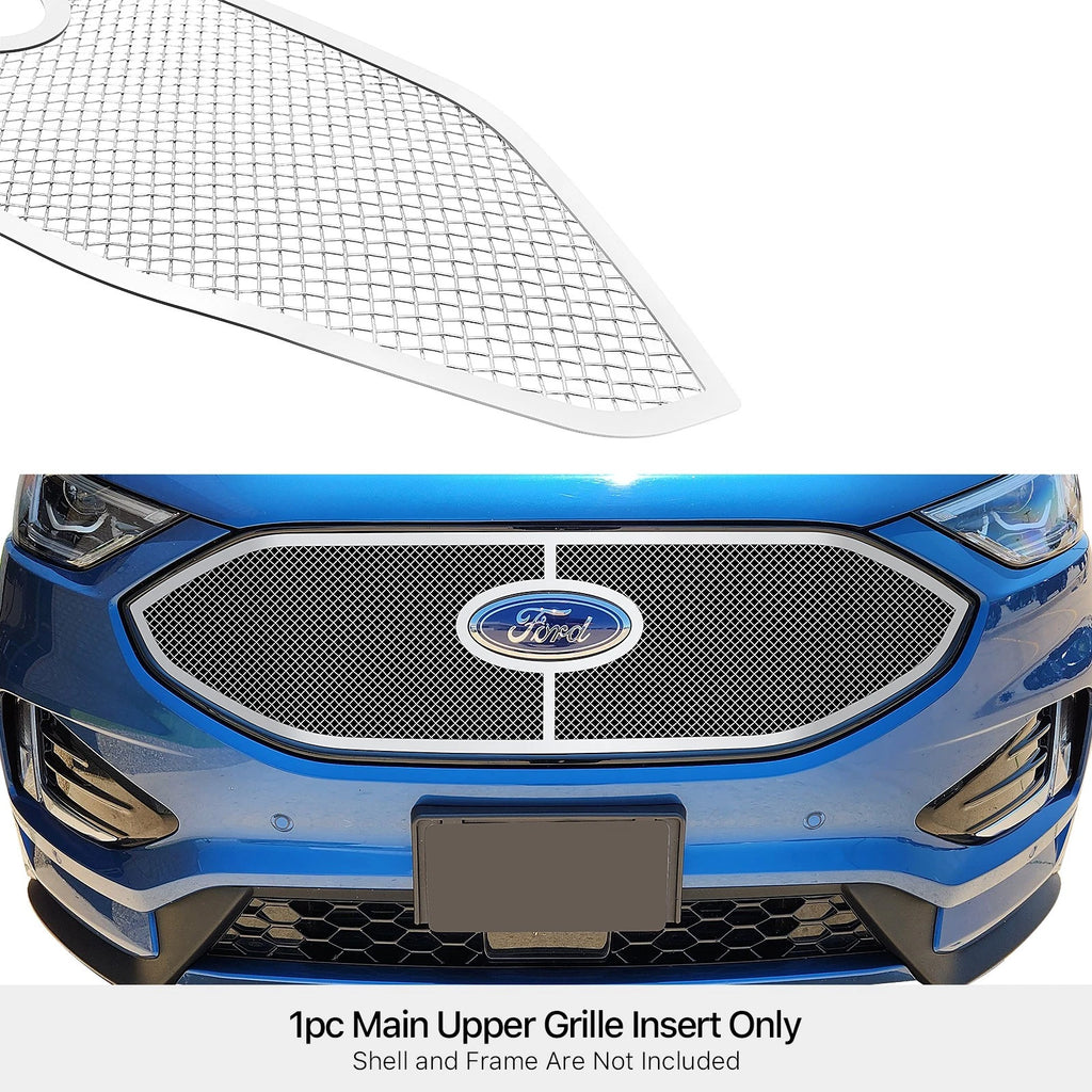 Stainless Chrome Mesh Grille Insert for Ford Edge ST/ST-Line/SE (2019-2024)