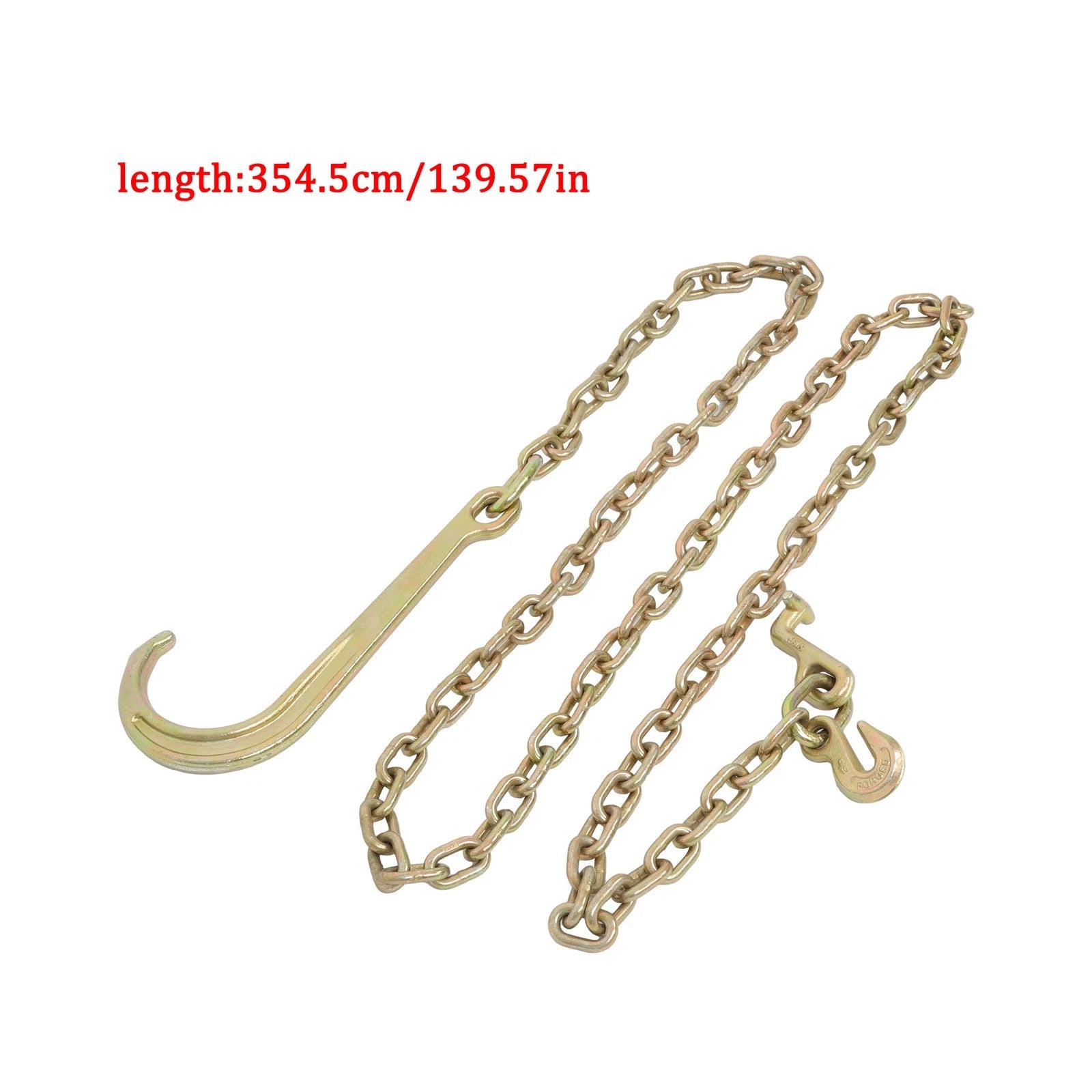 Tow Chain 15 J Hook 5/16 x 10 FT Grade 70 for Mini Wrecker