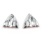 Chrome Inner Fairing Mirror Block Off Covers for Harley Street Glide (06-13)