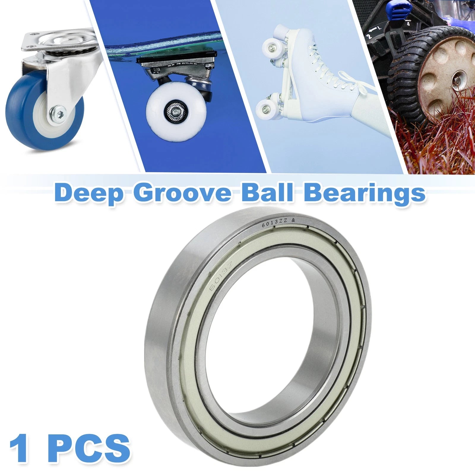 Deep Groove Ball Bearing 65x100x18mm for Scooter Skateboard (6013ZZ)