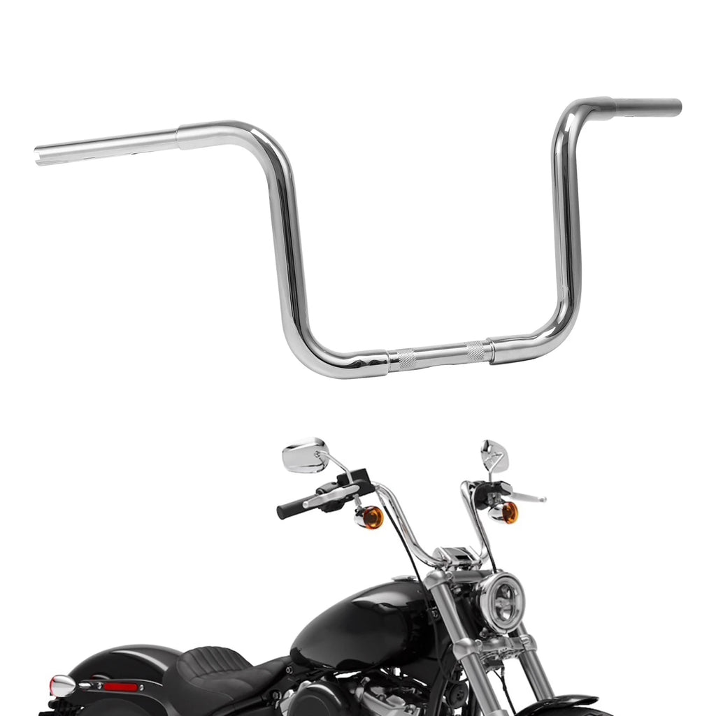 Chrome 12" Rise Ape Hangers Handlebar for Harley Sportster XL/Dyna