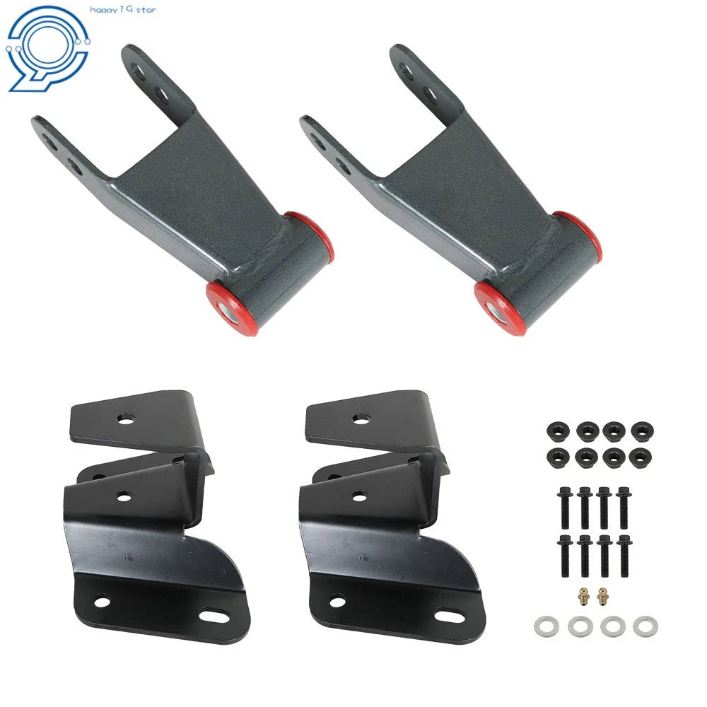 Set of 2 Drop Leveling Lowering Shackles for Ford F150 F100 (1973–1996)