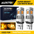 2X 7440 Amber LED Turn Signal Lights for 4KG EV (No Hyper Flash, Canbus)