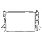 Replacement Plastic Aluminum Radiator for Toyota Hilux (2016–2020)