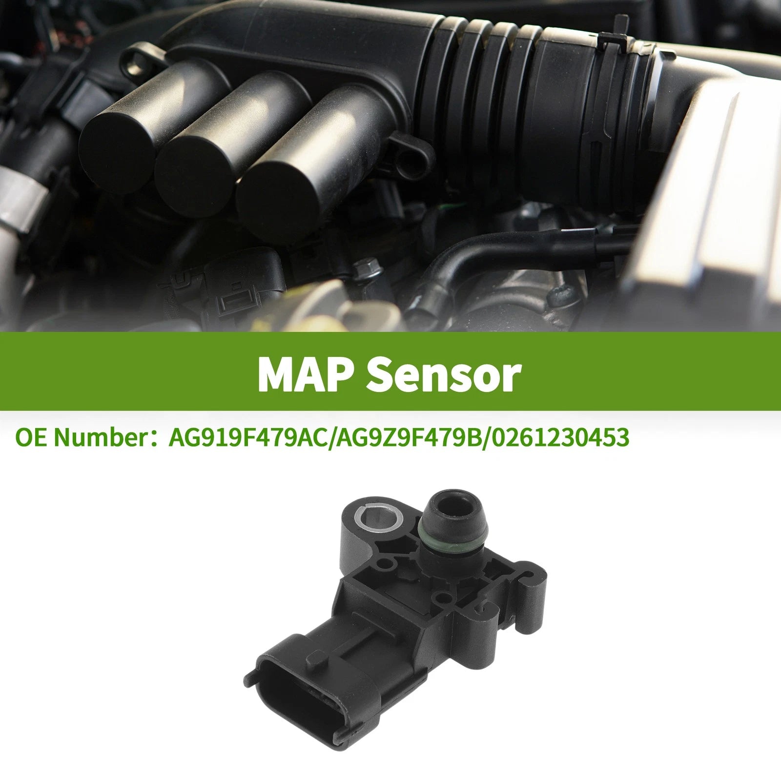 MAP Sensor No.AG919F479AC for Ford Focus 1.0 EcoBoost (2012–2018)