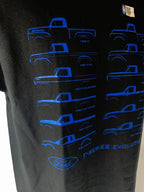 Ford F-100 Evolution T-Shirt Black with Blue Design for Ford Trucks (1948–1949)