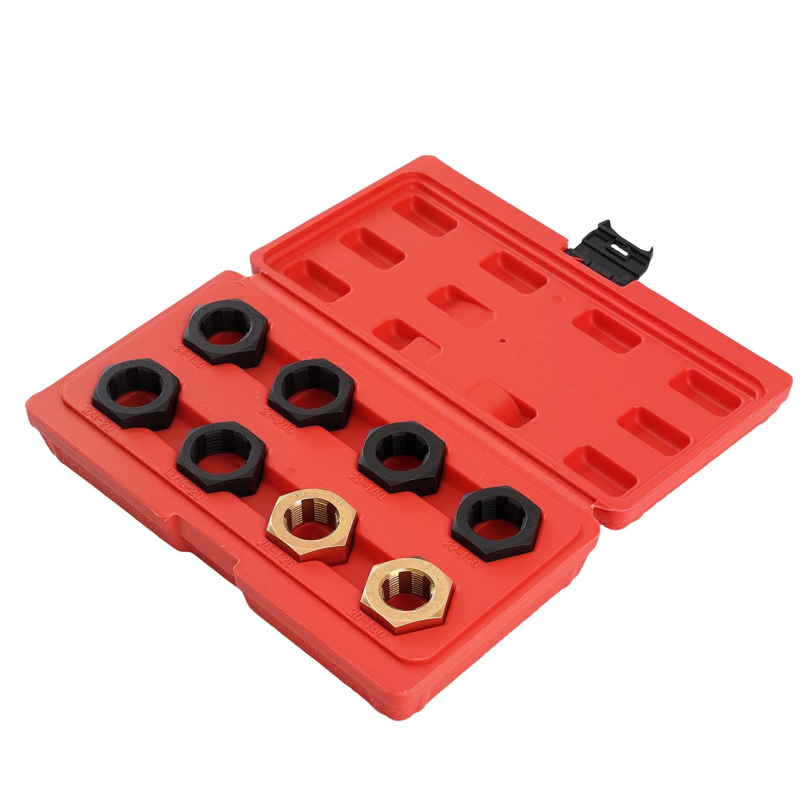 8pc Spindle Rethreading Die Set for Front Wheel Drive Vehicles