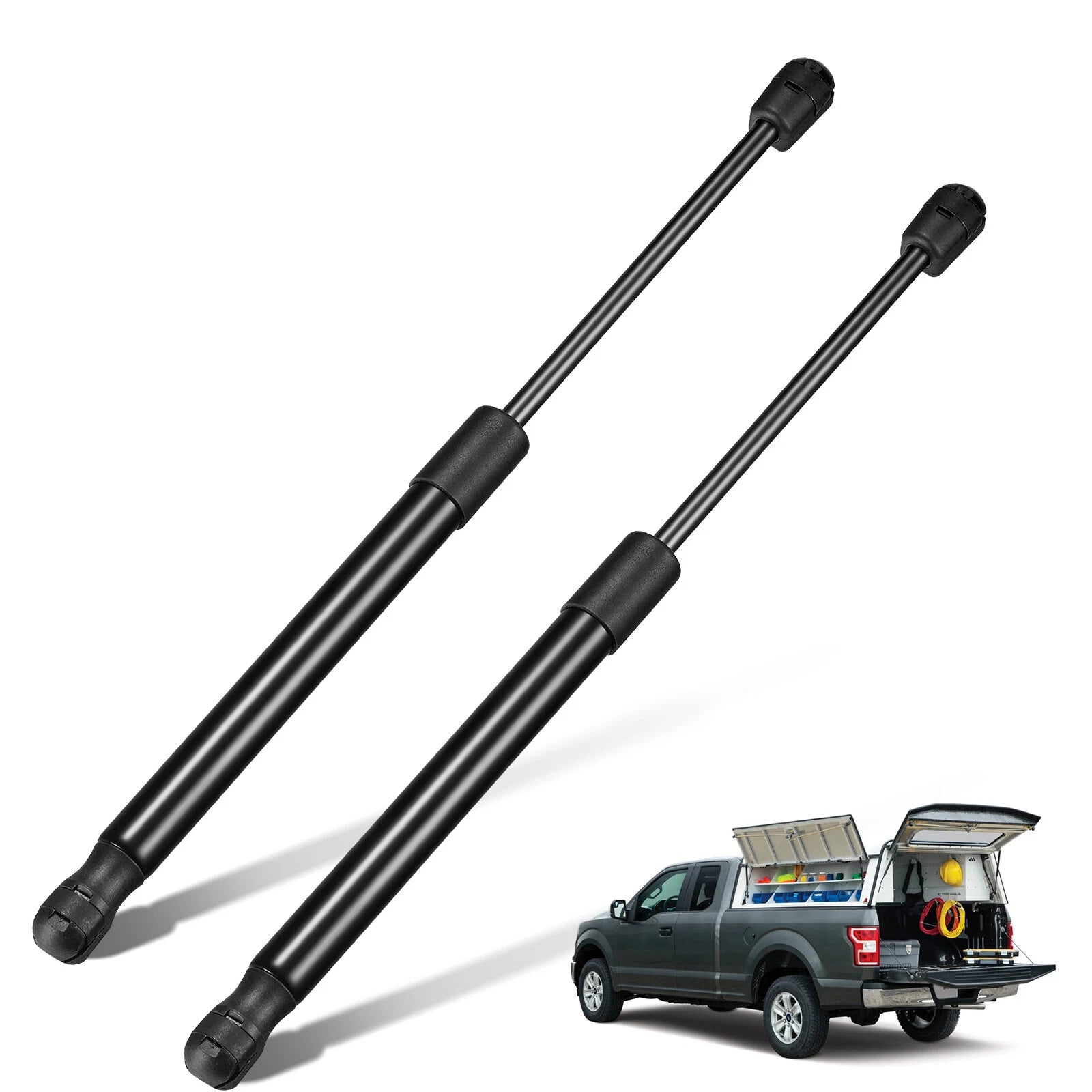 Gas Struts 14" 30Lbs for Camper Shell Window Truck Cap Canopy (---)