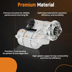 Starter for Kubota L2850 L2250DT L2250F L3600DT L3650DT (17331-63011, 1.4KW)
