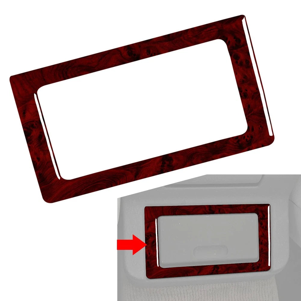 Rear Storage Box Frame Cover Trim for BMW 3 Series E36 (1994–1996) Red Wood Grain
