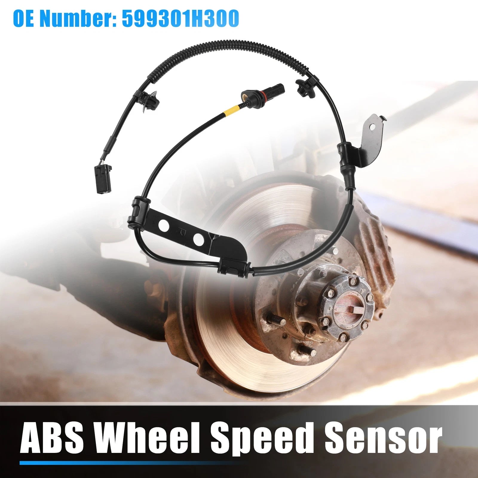 1 Pcs Rear Right ABS Wheel Speed Sensor for Kia Ceed (2006–2012) No. 599301H300