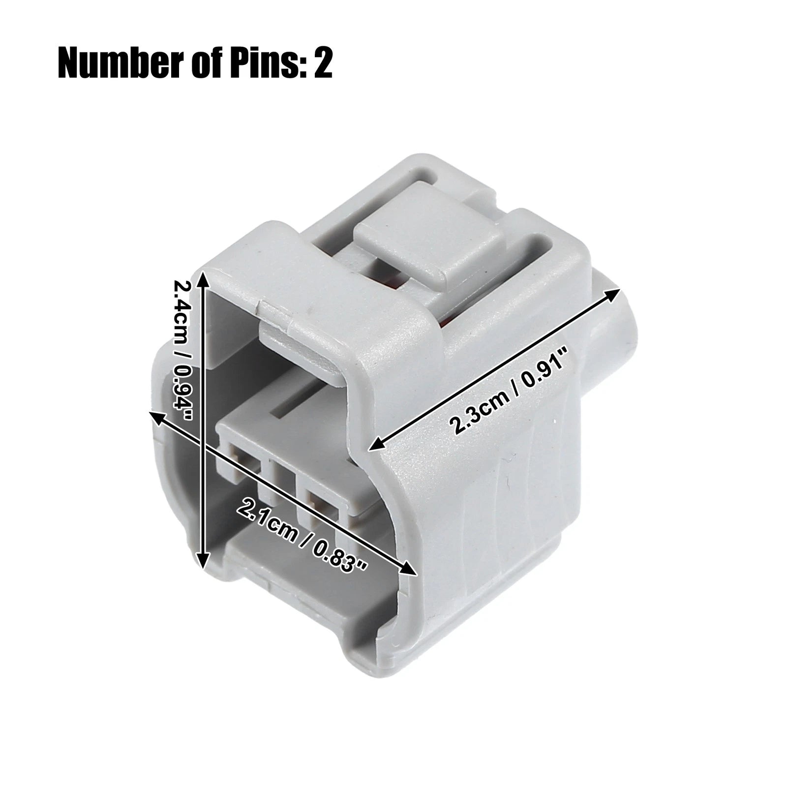 Set of 2 Reverse Light Switch Connector Adapters for Toyota (No.9098011051)