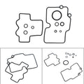 Carburetor Rebuild Kit for Honda CRF150R/RB CRF450R/X TRX450R/ER (2007–2023)