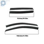 Set of 4 Window Visors for Honda CR-V (2007-2011)