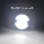 Smoked Fog Stop Reverse Indicator Light for Land Rover Defender 90 110 130