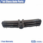 Front Grille for VW Golf/GTI (2015–2016) - Black with Glossy Trim