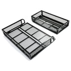 Cargo Basket for ATV (Universal) - Black Steel Mesh Rack
