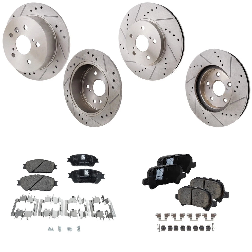 Disc Brake & Ceramic Pad Kit for Toyota Camry (2005–2006)